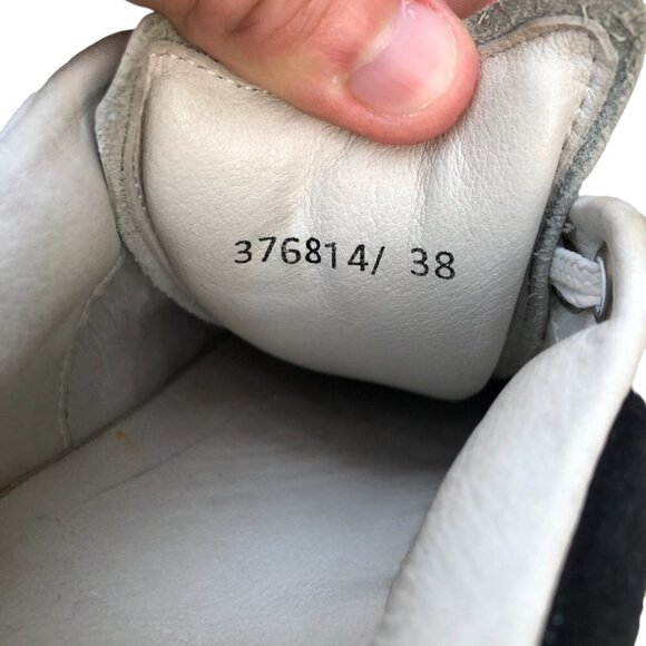 Alexander Mcqueen White & Black Oversized Sneakers Size 8 - Picture 5 of 13